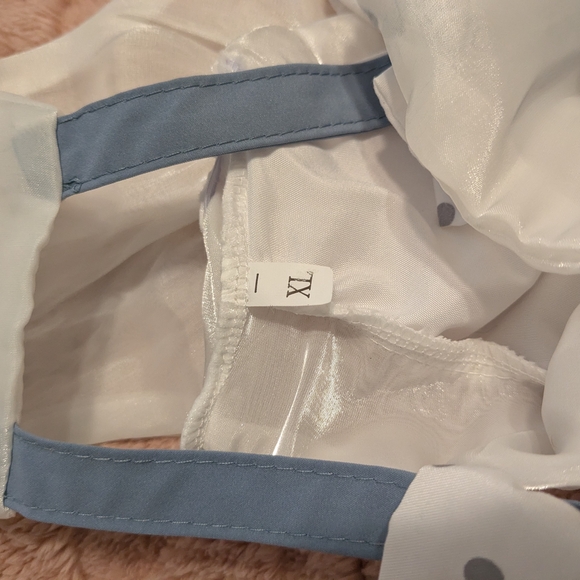 2/$10 🐾 New Size XL Dog Dress - adorable White and Blue Bow Dog Dress - Cat🐾 - Picture 3 of 15